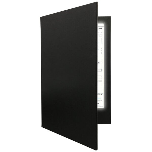 H. Risch, Inc. LEDV-2 8 1/2" x 11" Customizable Menu Cover – item 759LED2V8511 image 2