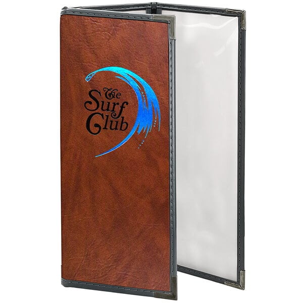 H. Risch, Inc. SEV-3V Seville 4 1/4" x 11" Menu Cover – item 759SEV3V41 image 2