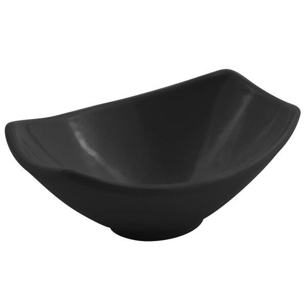 Bon Chef 2510BLK Gondola 3 oz. Black Sandstone Serving Bowl – item 2012510BLK