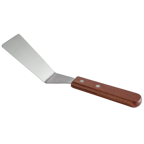Thunder Group 10 1/2" Square Pizza Turner w/ Wood Handle – item 407SLTWPS003