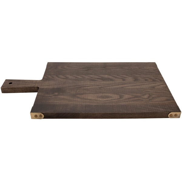 GET Taproot 13" x 9 1/2" Walled Ash Serving Board w/ Handle – item 375WD2ASH