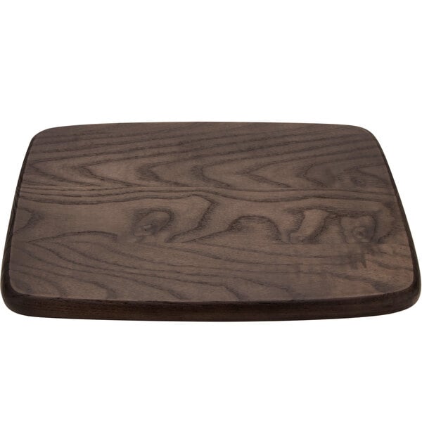 GET Taproot 12" x 9" Walled Ash Wood Serving Board – item 375WD4ASH