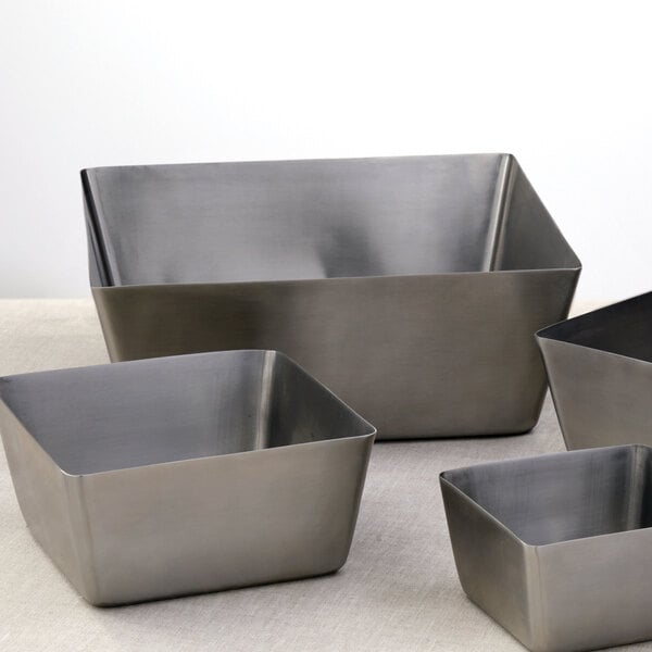 American Metalcraft 254 oz. Stainless Square Serving Bowl – item 124SSQ117