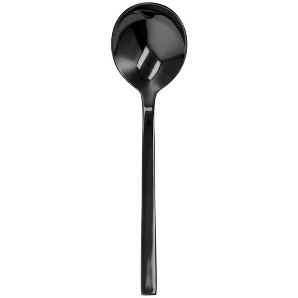 Walco Semi 7" Black X-Heavy Bouillon Spoon – item 935BK0912