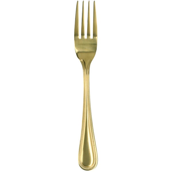 Walco Colgate 8 1/8" Gold Heavy European Table Fork – item 935G27051