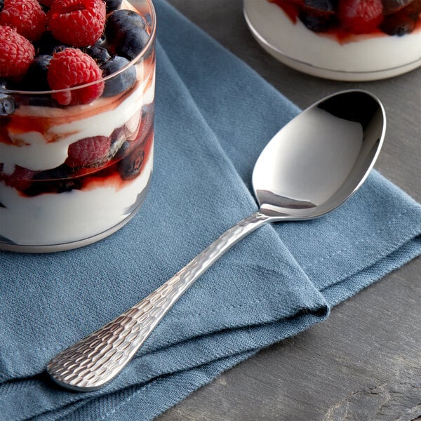 Acopa Industry 7 7/16" Oval Bowl Dinner / Dessert Spoon – item 267790003 image 2