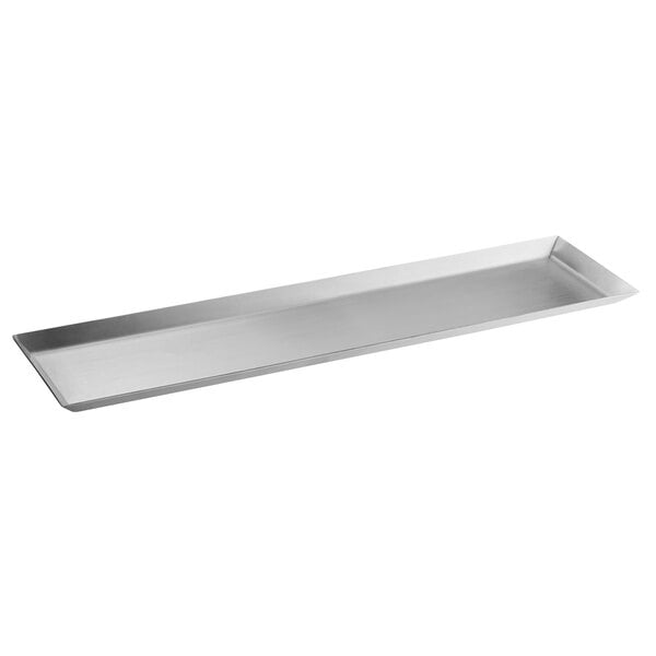Acopa 20" x 4 1/2" Appetizer Serving Tray w/ Angled Brim – item 304APP204TRY