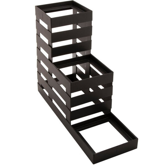 ColorsGET MTS-36-MG Curator Gray 3 Tier Condiment Display – item 375MTS36MG