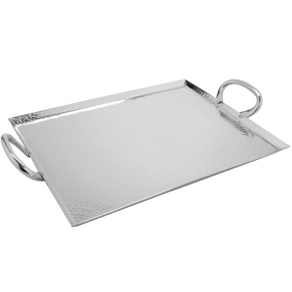 GET SSTPD-1612-MP Hammersmyth 16" x 12" Polish Serving Tray – item 375STPD1612M