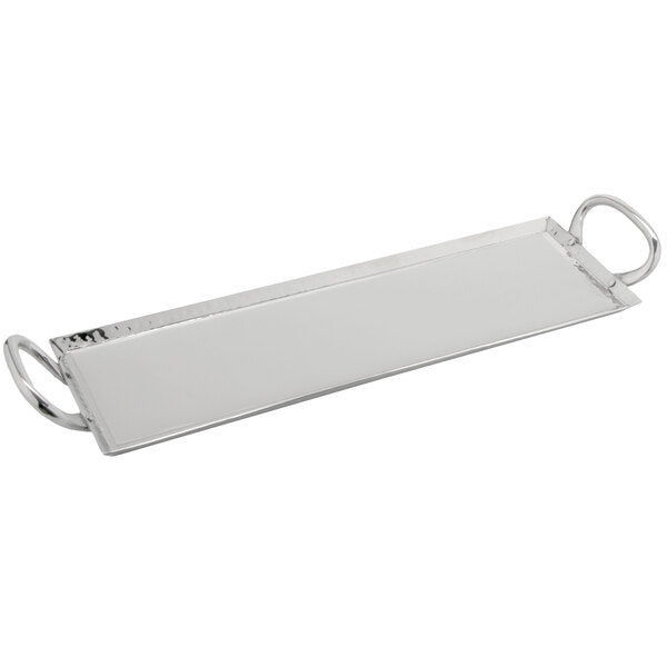 GET SSTPD-1906-MP Hammersmyth 19" x 6" Polish Serving Tray – item 375STPD1906M
