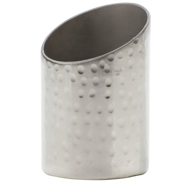 Round Angled Hammered Sugar Caddy - 2" x 2 3/4" – item 124HMSRSPH2