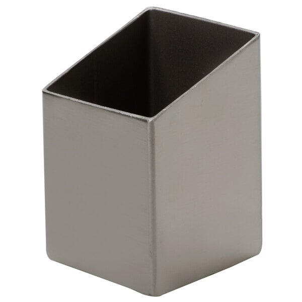 Square Angled Satin Sugar Caddy - 2" x 2 3/4" – item 124SQSSPH2