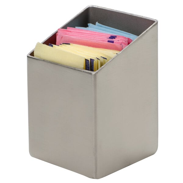 Square Angled Satin Sugar Caddy - 2" x 2 3/4" – item 124SQSSPH2 image 2