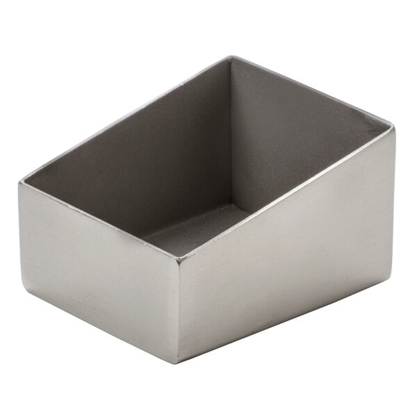 Rectangular Angled Satin Sugar Caddy - 3 1/8" x 2 1/2" – item 124RTSSPH3