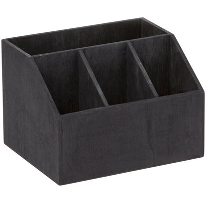 7 1/2" x 6 1/2" Poplar Coffee Condiment Caddy – item 124PWBC7