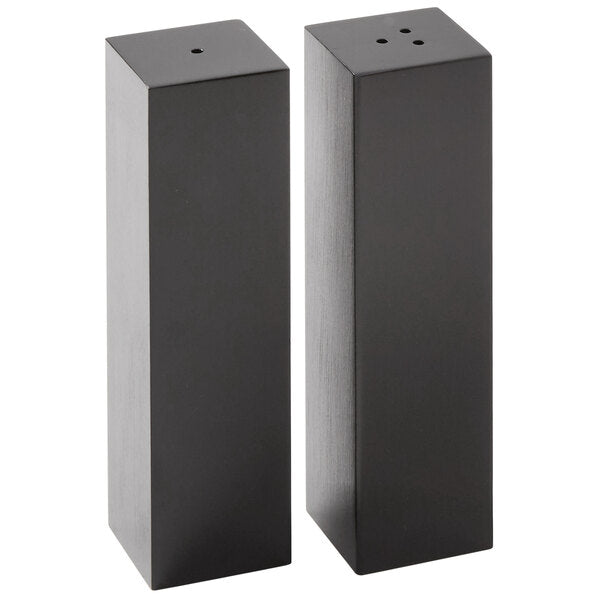 2 oz. Stainless Rectangular Salt & Pepper Shaker – item 124SPDB33