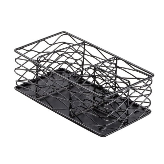 American Metalcraft Black Birdnest Coffee Condiment Caddy – item 124BNCB84