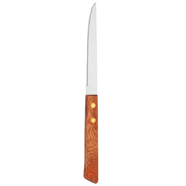 Walco 4" Serrated Steak Knife w/ Hardwood Handle – item 935750527