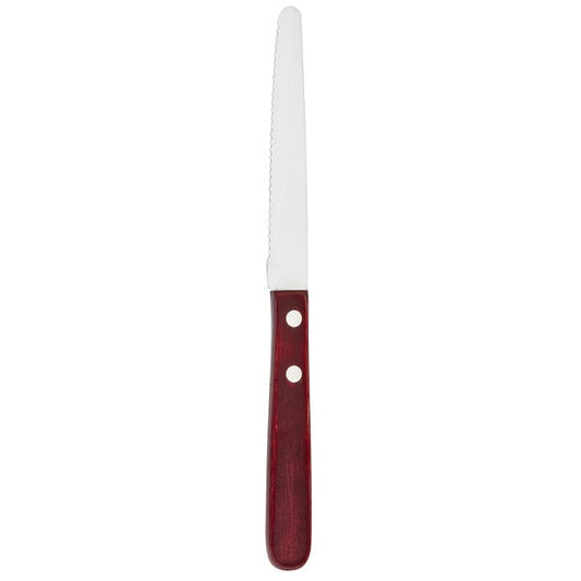 Walco Red Steer 4 1/8" Steak Knife w/ Polywood Handle – item 935970528