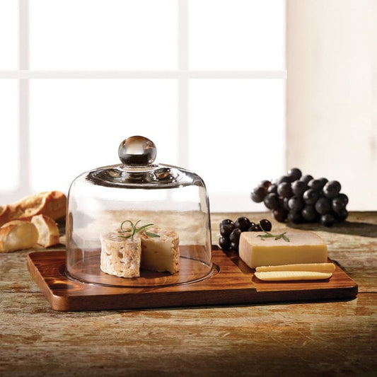 American Cheese Board w/ Glass Dome Cover by Jay Companies – item 494223767