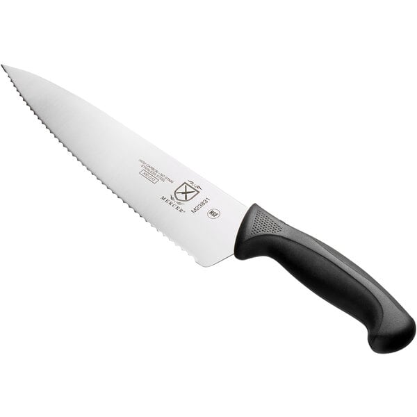 Mercer Culinary M23831 Millennia 10" Serrated Chef Knife – item 470M23831