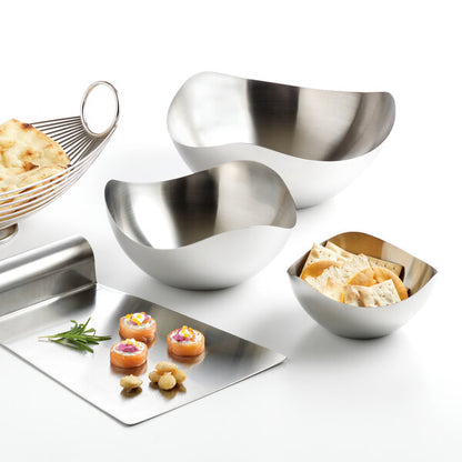 Libbey TTB-5 16 oz. Brushed Tri-Tip Serving Bowl – item 959TTB5 image 2