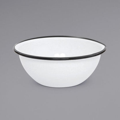 Crow Canyon Home V17BLA Serving Bowl w/ Black Rolled Rim – item 206V17BLA image 2
