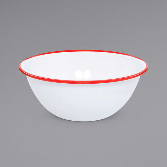 Crow Canyon Home V18RED Vintage Serving Bowl w/ Rolled Rim – item 206V18RED