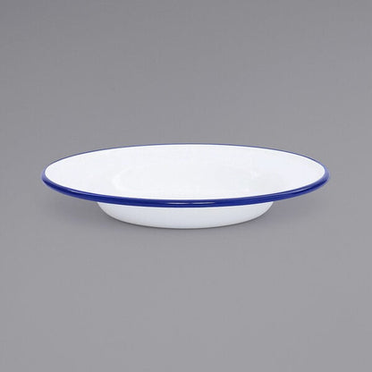 Crow Canyon Home V19BLU Serving Plate w/ Blue Rolled Rim – item 206V19BLU image 2