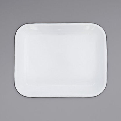 Crow Canyon Home V34BLA Vintage 3 Qt. White Serving Tray – item 206V34BLA image 2