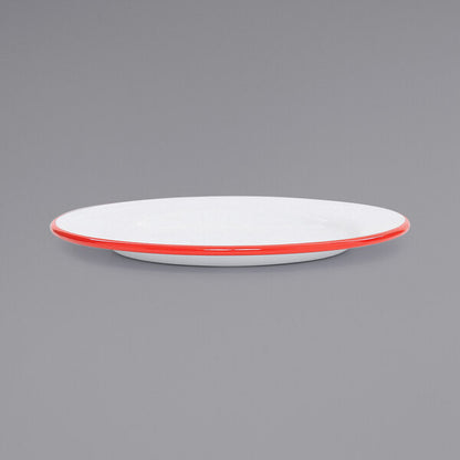 Crow Canyon Home V99RED Vintage Serving Plate w/ Rolled Rim – item 206V99RED image 2