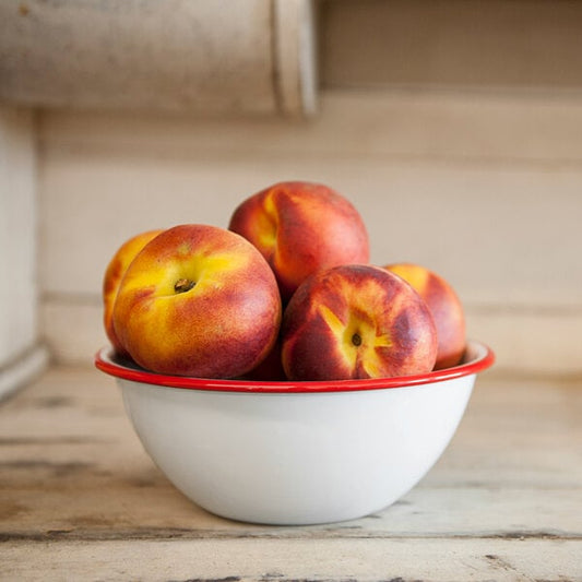 Crow Canyon Home V17RED Vintage Serving Bowl w/ Rolled Rim – item 206V17RED