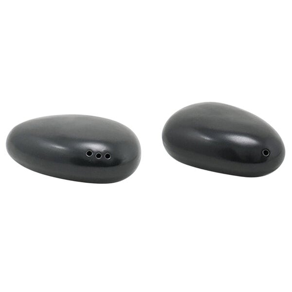 FOH Tides 1.5 oz. Semi-Matte Mussel Salt & Pepper Shaker – item 957TDSSPSETM