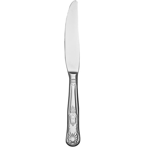 Libbey 244 2702 Kings 9 5/8" Dinner Knife w/ Fluted Blade – item 9592442702