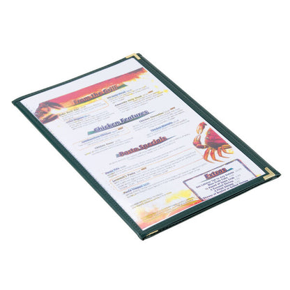 8 1/2" x 14" Folding Menu Cover – item 659SE330DGN image 2