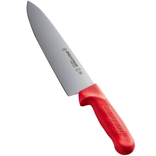 Dexter-Russell 12443R Sani-Safe 8" Red Chef Knife – item 21012443R