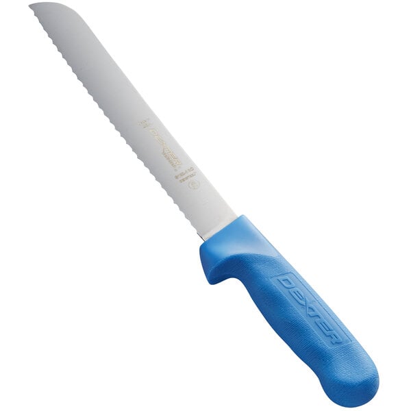 Dexter-Russell 13313C Sani-Safe 8" Blue Bread Knife – item 21013313C