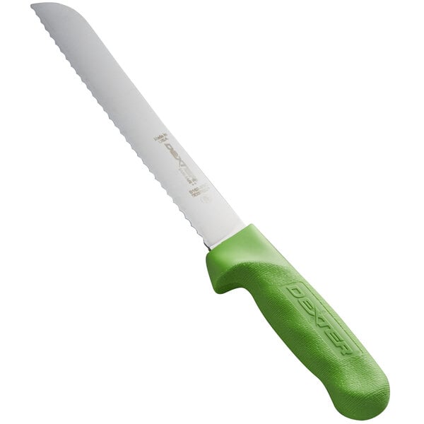 Dexter-Russell 13313G Sani-Safe 8" Green Bread Knife – item 21013313G