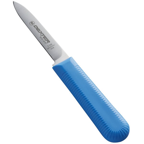 Dexter-Russell 15303C Sani-Safe 3 1/4" Blue Paring Knife – item 21015303C