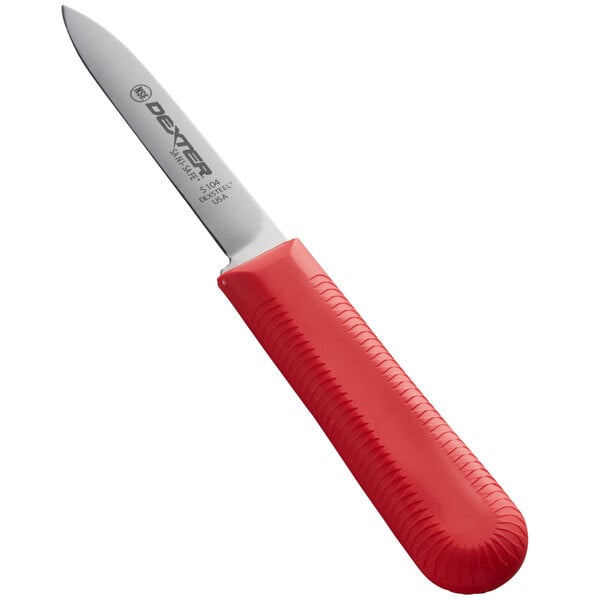 Dexter-Russell 15303R Sani-Safe 3 1/4" Red Paring Knife – item 21015303R