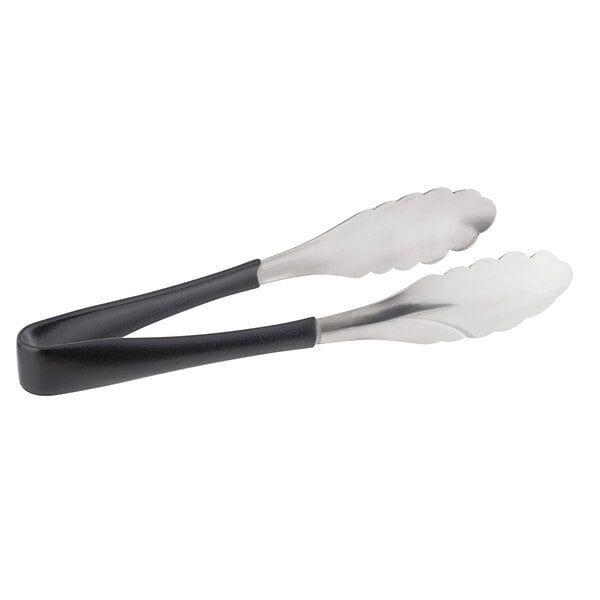 TableCraft AM3709BK Antimicrobial 9" Tongs w/ Black Handle – item 808AM3709BK