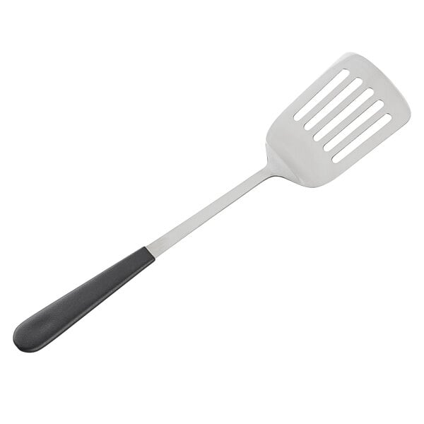 TableCraft Slotted Turner / Spatula w/ Black Handle – item 808AM3314BK