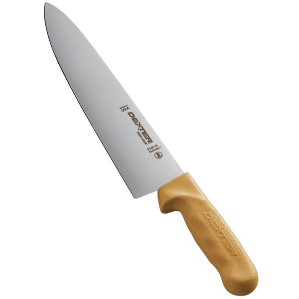 Dexter-Russell 12433T Sani-Safe 10" Tan Chef Knife – item 21012433T