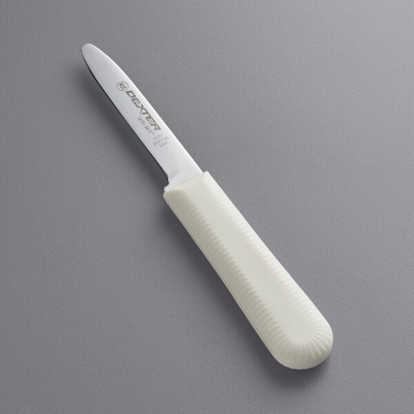 Dexter Russell Clam Knife w/ White Textured Poly Handle – item 21010443