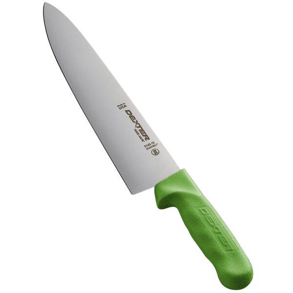 Dexter-Russell 12433G Sani-Safe 10" Green Chef Knife – item 21012433G