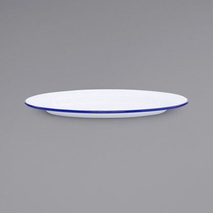 Crow Canyon Home V94BLU Serving Plate w/ Blue Rolled Rim – item 206V94BLU image 2