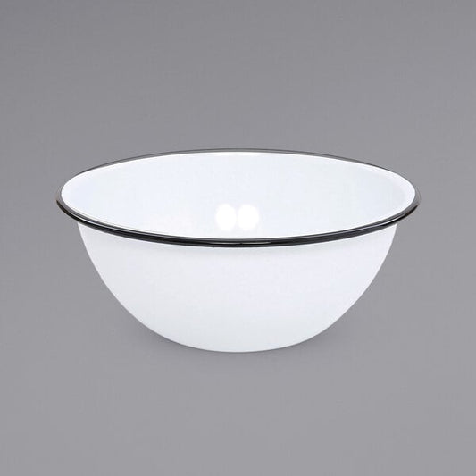 Crow Canyon Home V18BLA Serving Bowl w/ Black Rolled Rim – item 206V18BLA