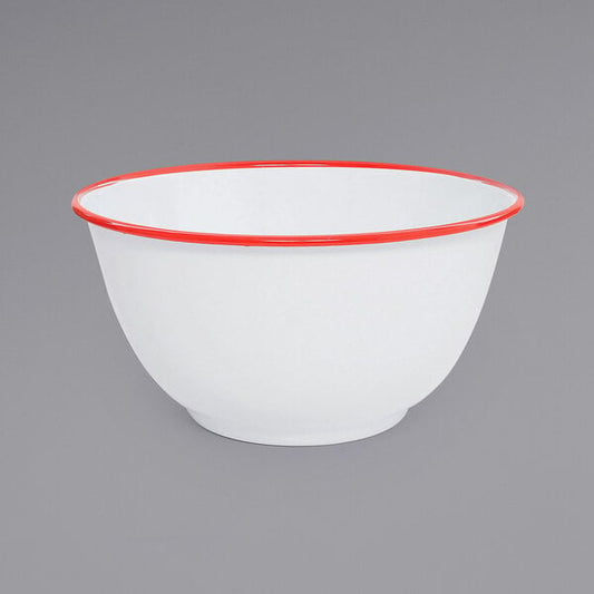 Crow Canyon Home V23RED Vintage Serving Bowl w/ Rolled Rim – item 206V23RED