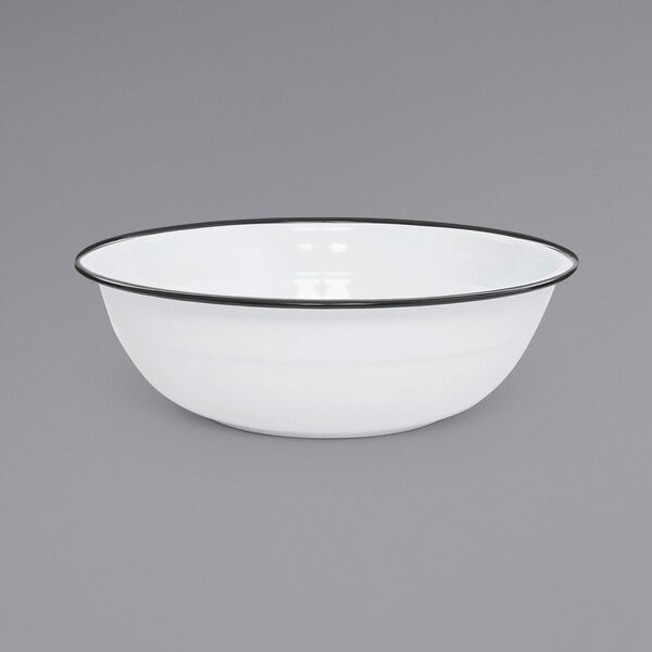 Crow Canyon Home V25BLA Vintage 8 Qt. White Serving Bowl – item 206V25BLA