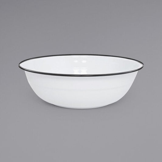 Crow Canyon Home V25BLA Vintage 8 Qt. White Serving Bowl – item 206V25BLA